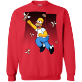 Sweatshirts Red / Small Duff Gives Wings Crewneck Sweatshirt