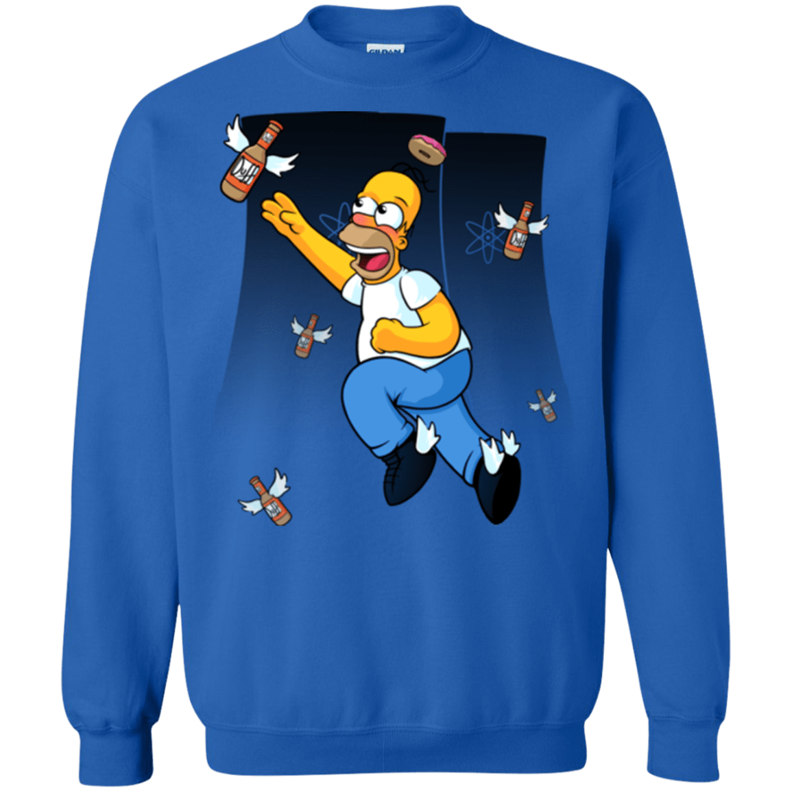 Sweatshirts Royal / Small Duff Gives Wings Crewneck Sweatshirt