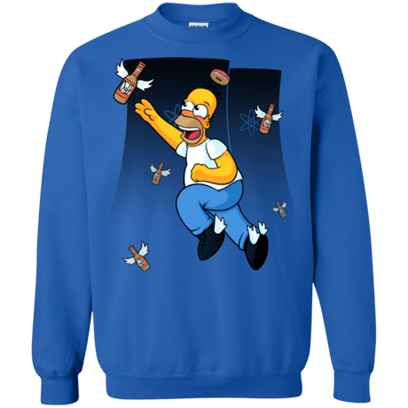 Sweatshirts Royal / Small Duff Gives Wings Crewneck Sweatshirt