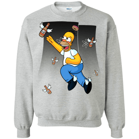 Sweatshirts Sport Grey / Small Duff Gives Wings Crewneck Sweatshirt