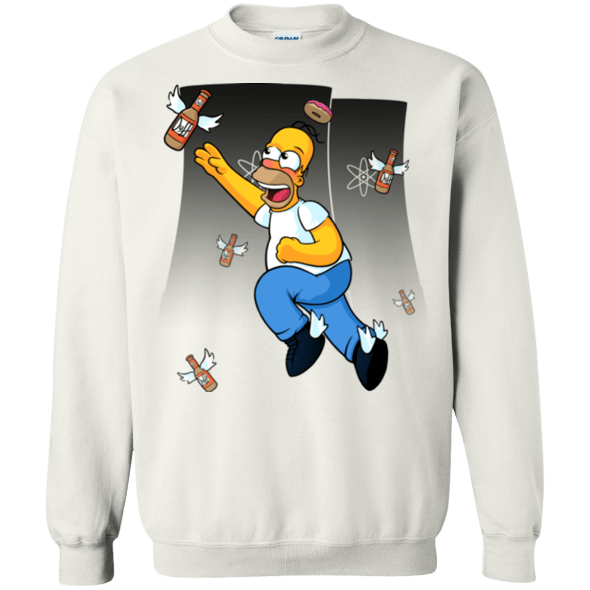 Sweatshirts White / Small Duff Gives Wings Crewneck Sweatshirt