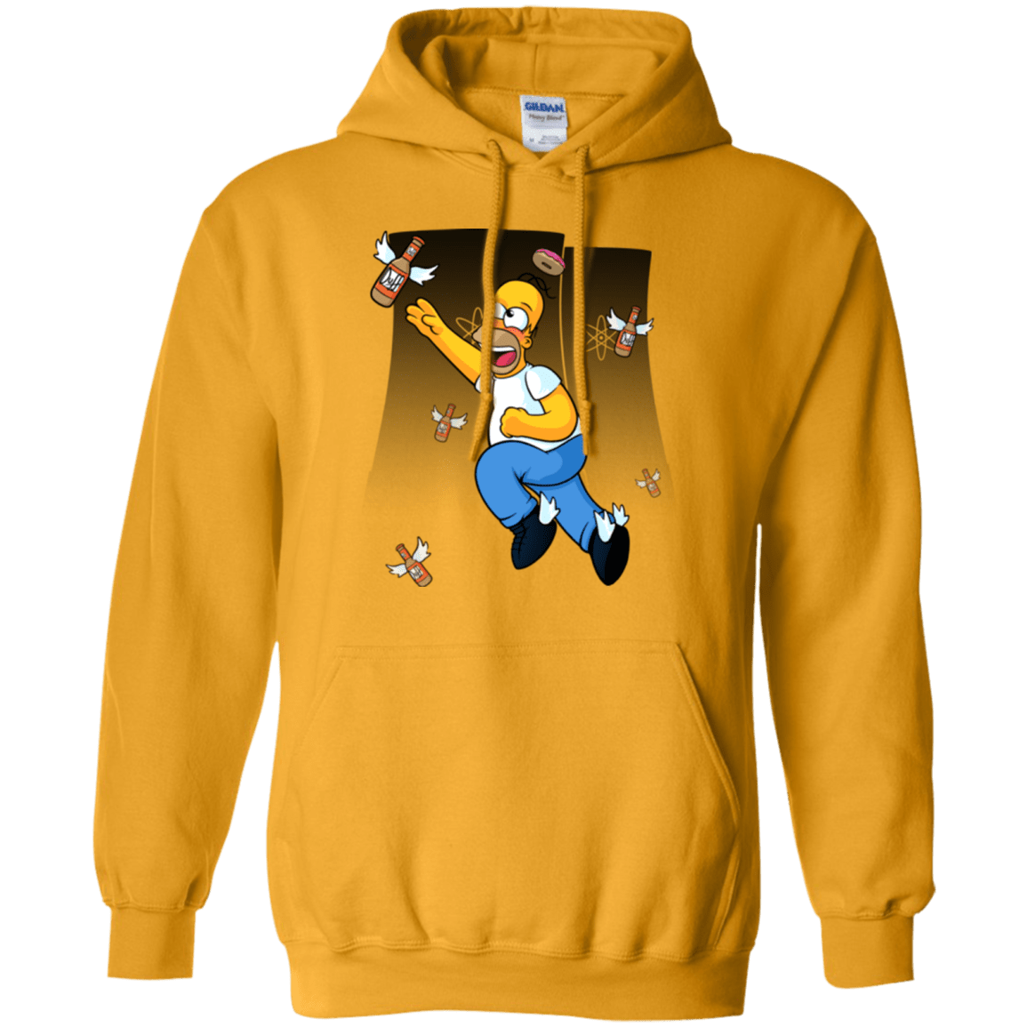 Sweatshirts Gold / Small Duff Gives Wings Pullover Hoodie