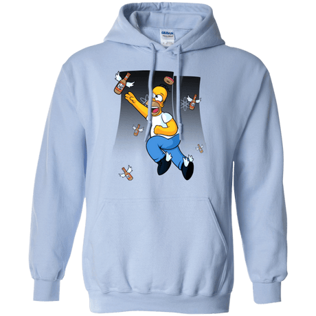 Sweatshirts Light Blue / Small Duff Gives Wings Pullover Hoodie