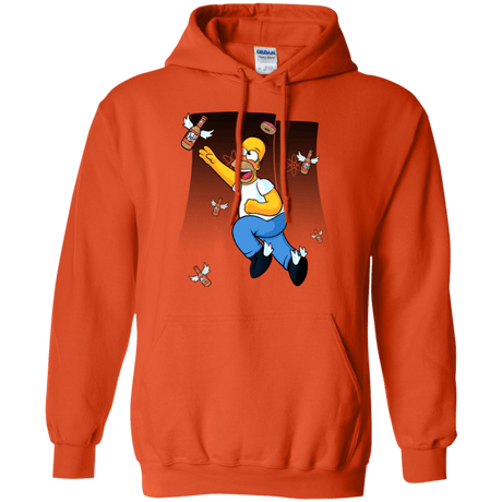 Sweatshirts Orange / Small Duff Gives Wings Pullover Hoodie