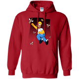 Sweatshirts Red / Small Duff Gives Wings Pullover Hoodie