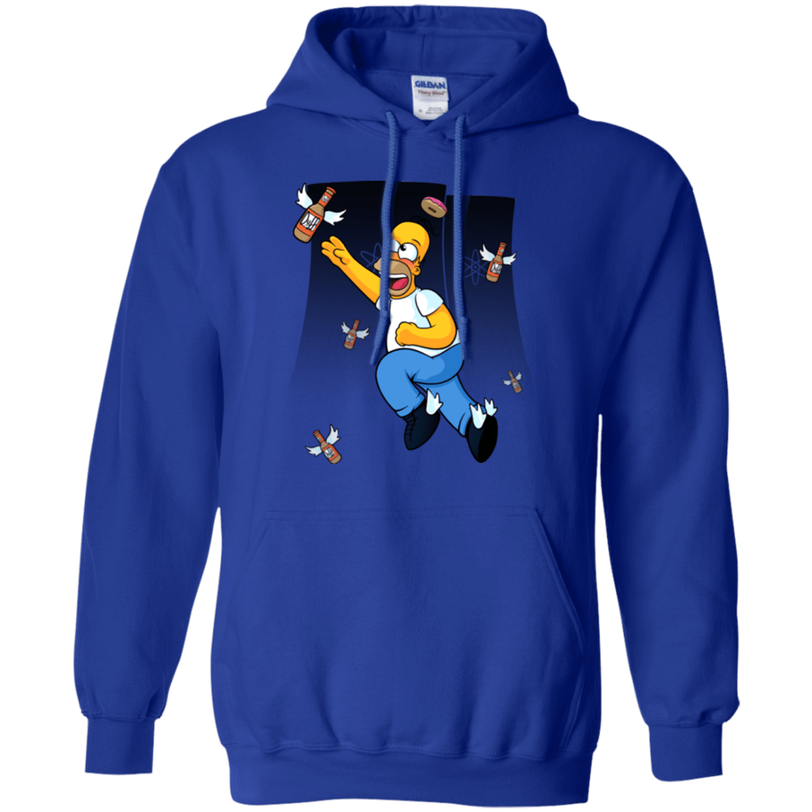 Sweatshirts Royal / Small Duff Gives Wings Pullover Hoodie