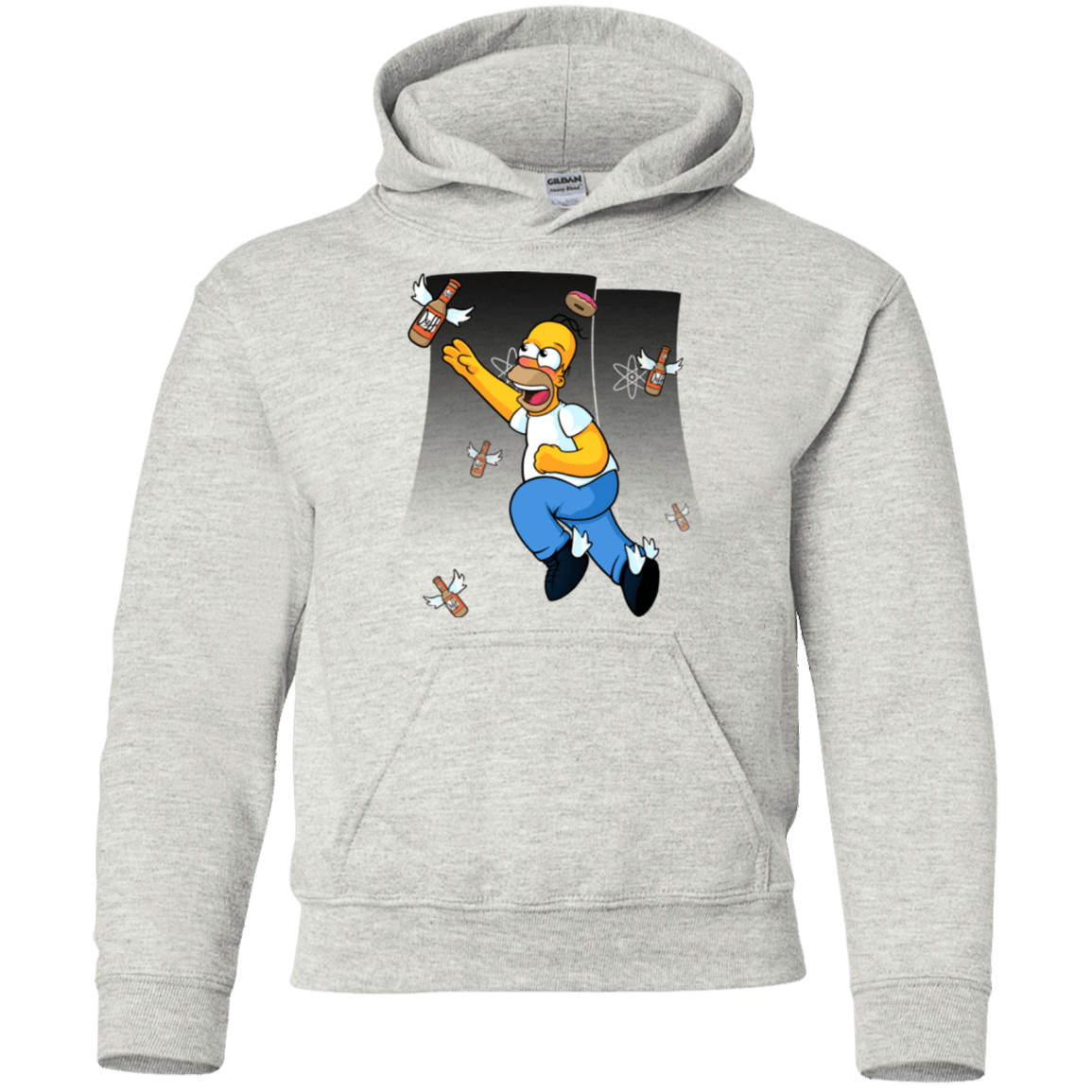 Sweatshirts Ash / YS Duff Gives Wings Youth Hoodie