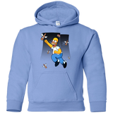 Sweatshirts Carolina Blue / YS Duff Gives Wings Youth Hoodie