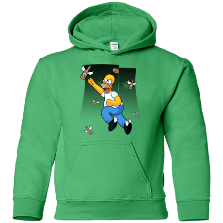 Sweatshirts Irish Green / YS Duff Gives Wings Youth Hoodie