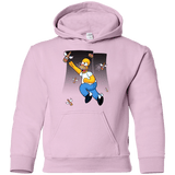 Sweatshirts Light Pink / YS Duff Gives Wings Youth Hoodie