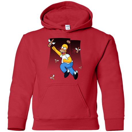 Sweatshirts Red / YS Duff Gives Wings Youth Hoodie