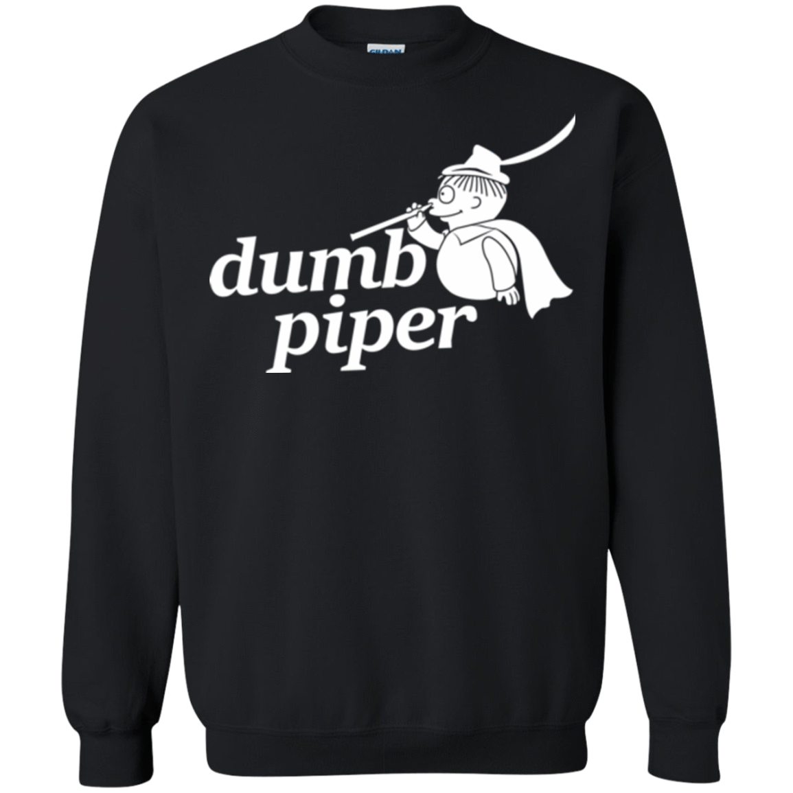Sweatshirts Black / S Dumb Piper Crewneck Sweatshirt