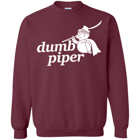 Sweatshirts Maroon / S Dumb Piper Crewneck Sweatshirt