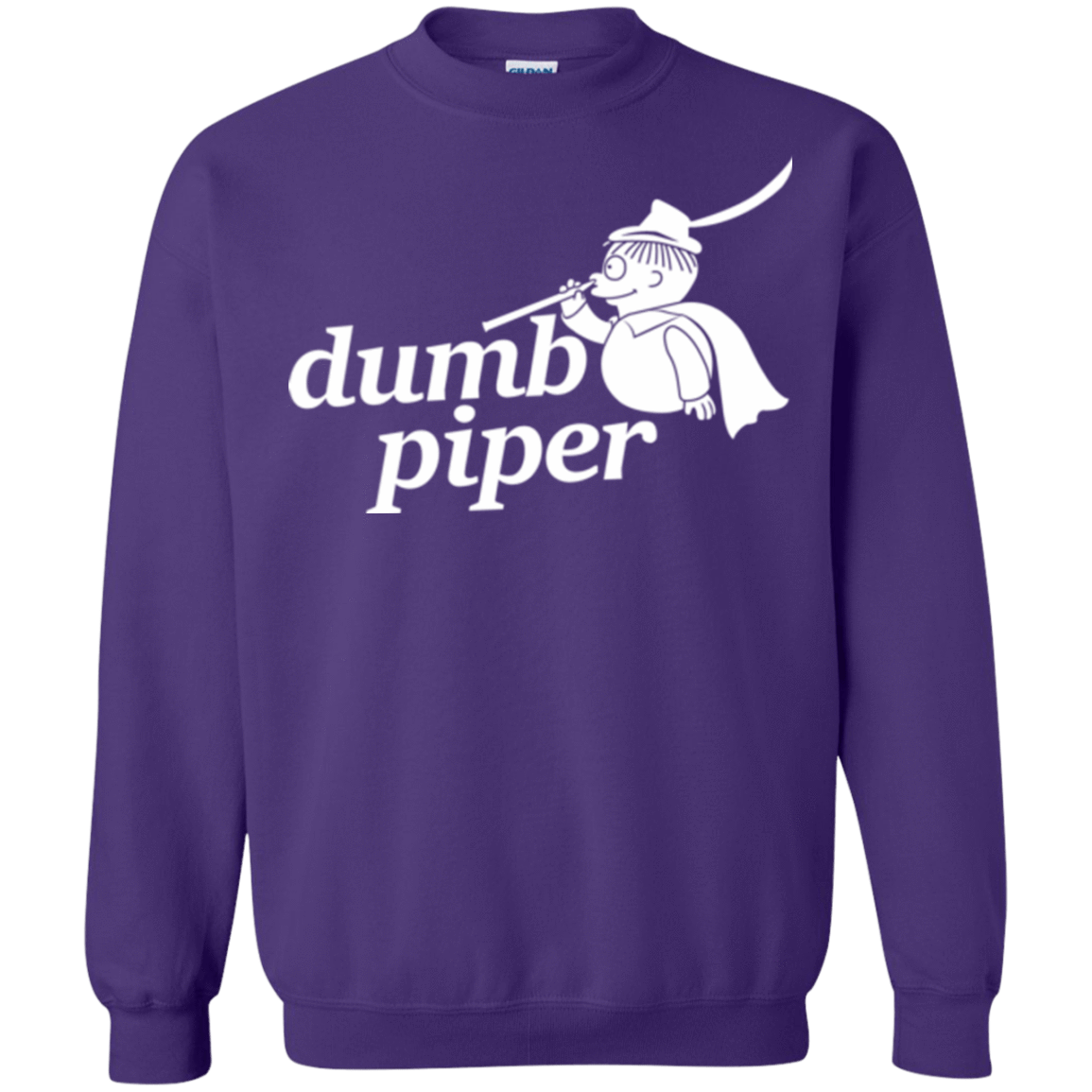 Sweatshirts Purple / S Dumb Piper Crewneck Sweatshirt