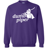 Sweatshirts Purple / S Dumb Piper Crewneck Sweatshirt