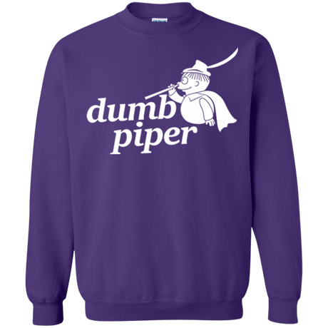 Sweatshirts Purple / S Dumb Piper Crewneck Sweatshirt