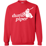 Sweatshirts Red / S Dumb Piper Crewneck Sweatshirt