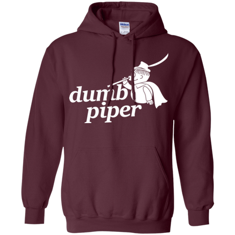 Sweatshirts Maroon / S Dumb Piper Pullover Hoodie