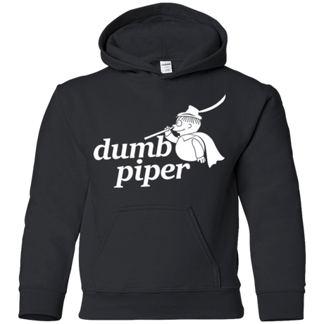 Sweatshirts Black / YS Dumb Piper Youth Hoodie
