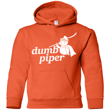 Sweatshirts Orange / YS Dumb Piper Youth Hoodie