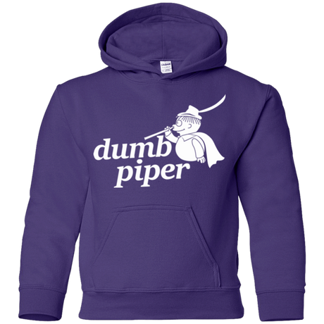 Sweatshirts Purple / YS Dumb Piper Youth Hoodie