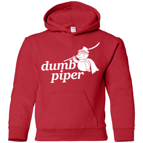 Sweatshirts Red / YS Dumb Piper Youth Hoodie