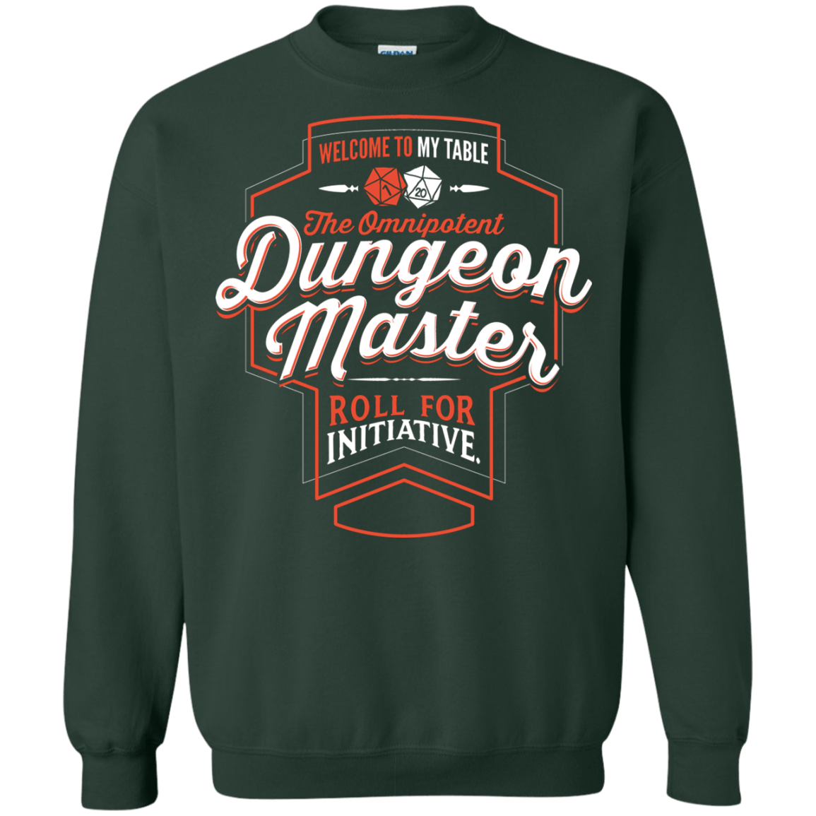 Sweatshirts Forest Green / S Dungeon Master Crewneck Sweatshirt