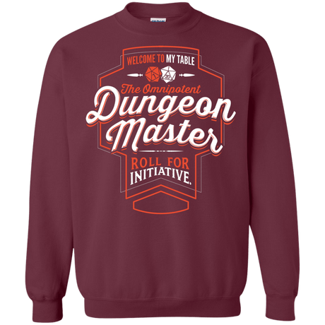 Sweatshirts Maroon / S Dungeon Master Crewneck Sweatshirt