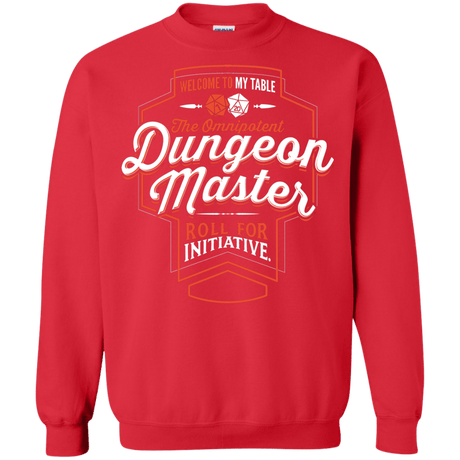 Sweatshirts Red / S Dungeon Master Crewneck Sweatshirt