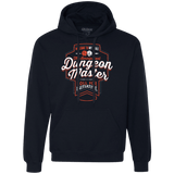 Sweatshirts Navy / S Dungeon Master Premium Fleece Hoodie