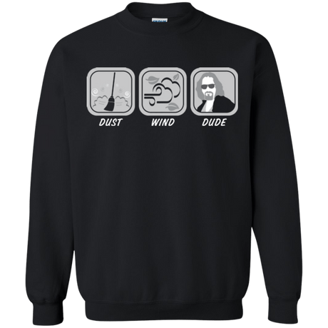 Sweatshirts Black / Small Dust Wind Dude Crewneck Sweatshirt
