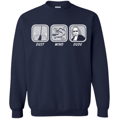 Sweatshirts Navy / Small Dust Wind Dude Crewneck Sweatshirt
