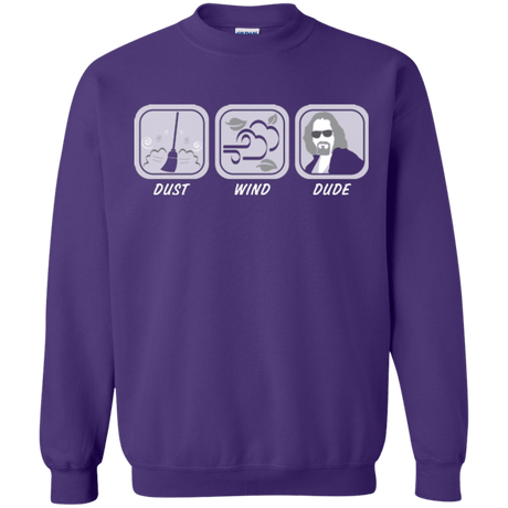 Sweatshirts Purple / Small Dust Wind Dude Crewneck Sweatshirt