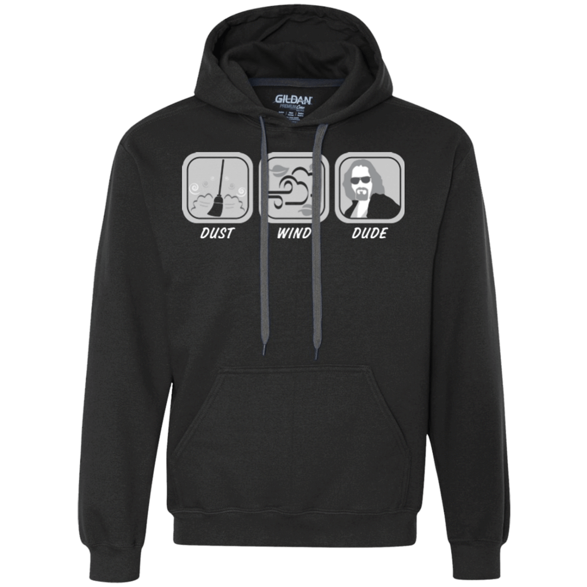 Sweatshirts Black / Small Dust Wind Dude Premium Fleece Hoodie