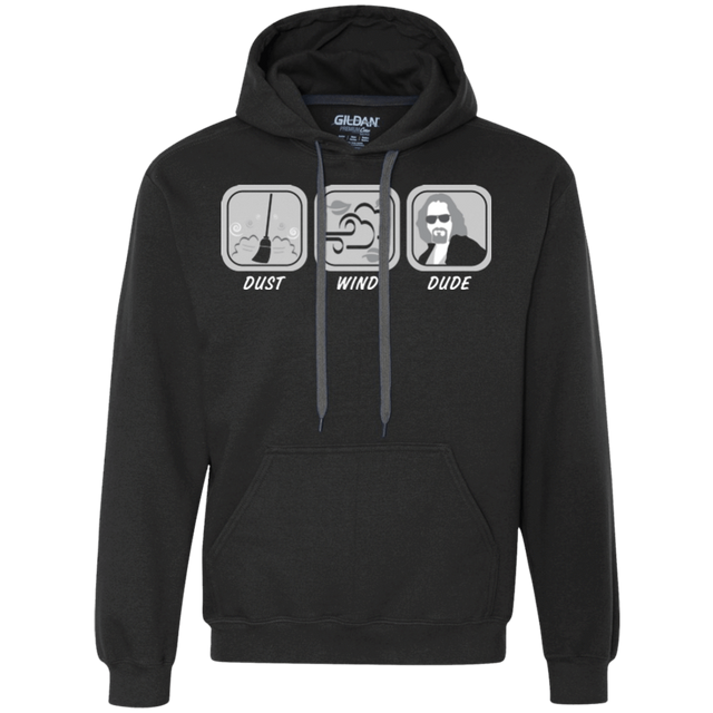 Sweatshirts Black / Small Dust Wind Dude Premium Fleece Hoodie