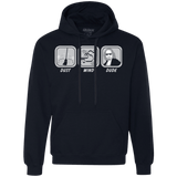 Sweatshirts Navy / Small Dust Wind Dude Premium Fleece Hoodie
