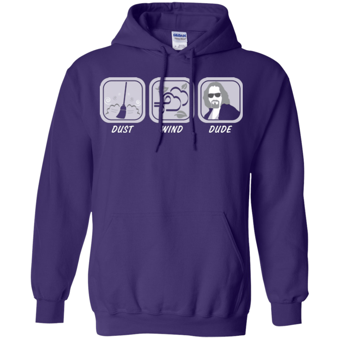Sweatshirts Purple / Small Dust Wind Dude Pullover Hoodie