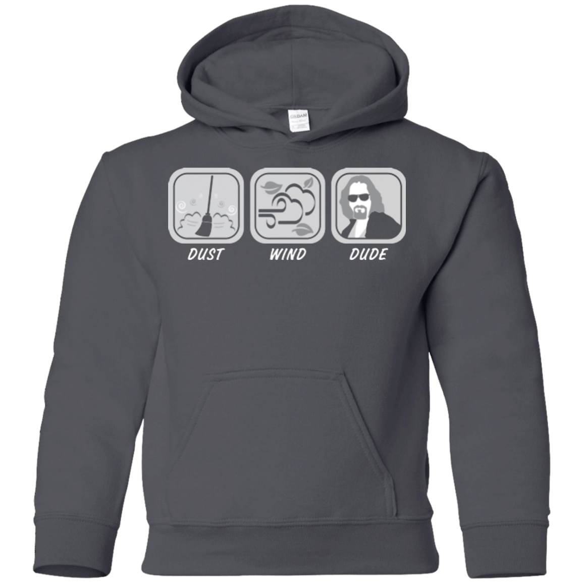 Sweatshirts Charcoal / YS Dust Wind Dude Youth Hoodie