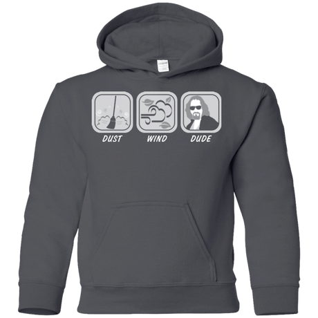 Sweatshirts Charcoal / YS Dust Wind Dude Youth Hoodie