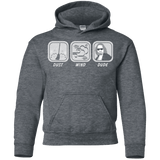 Sweatshirts Dark Heather / YS Dust Wind Dude Youth Hoodie