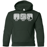 Sweatshirts Forest Green / YS Dust Wind Dude Youth Hoodie