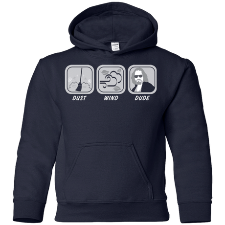 Sweatshirts Navy / YS Dust Wind Dude Youth Hoodie