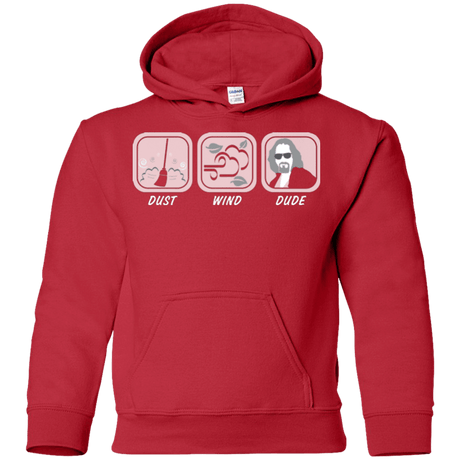 Sweatshirts Red / YS Dust Wind Dude Youth Hoodie