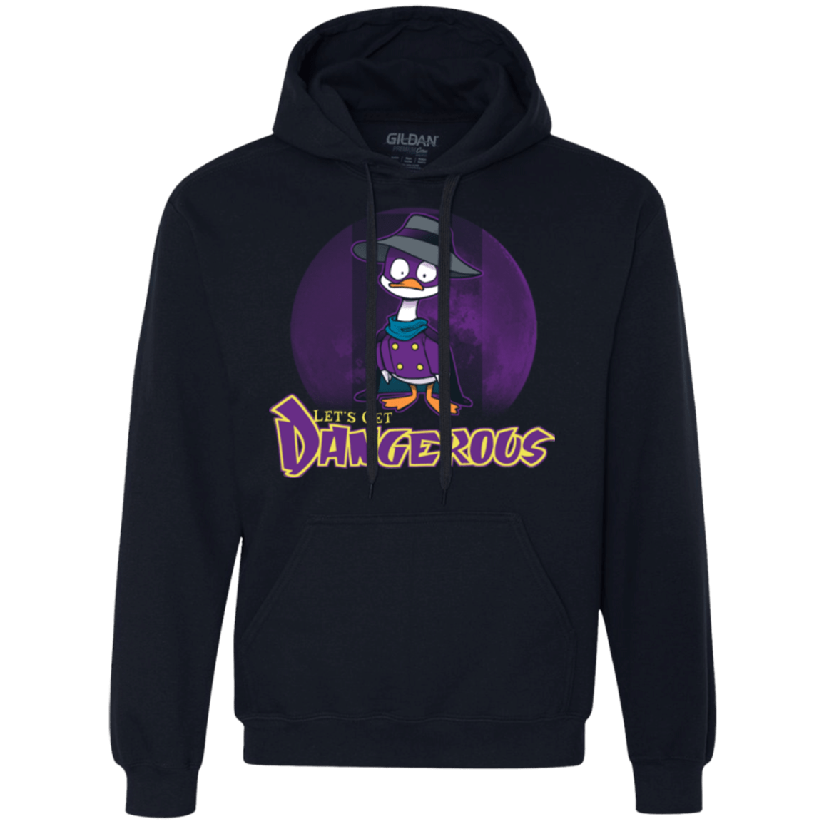 Sweatshirts Navy / Small DW Duck Premium Fleece Hoodie