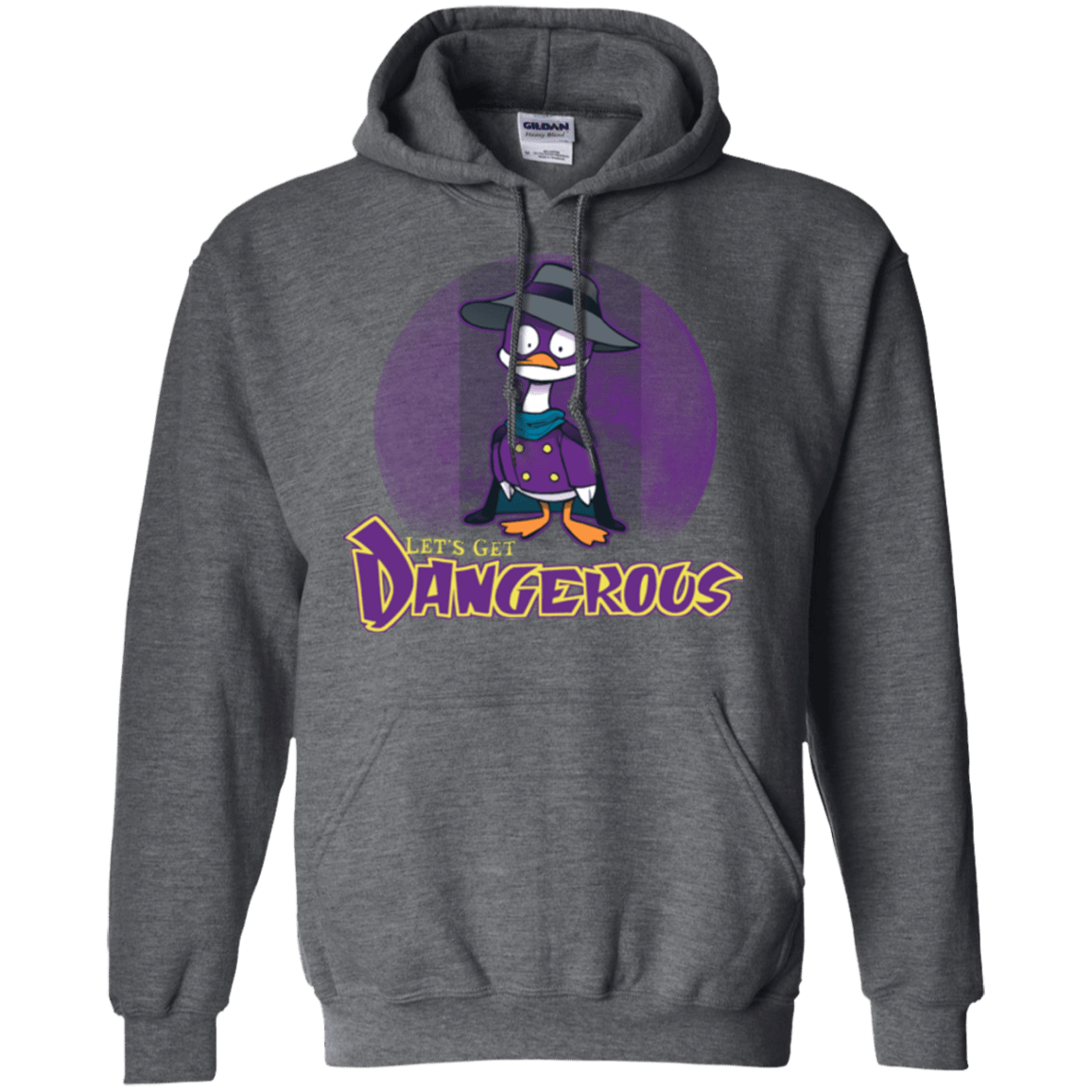 Sweatshirts Dark Heather / Small DW Duck Pullover Hoodie