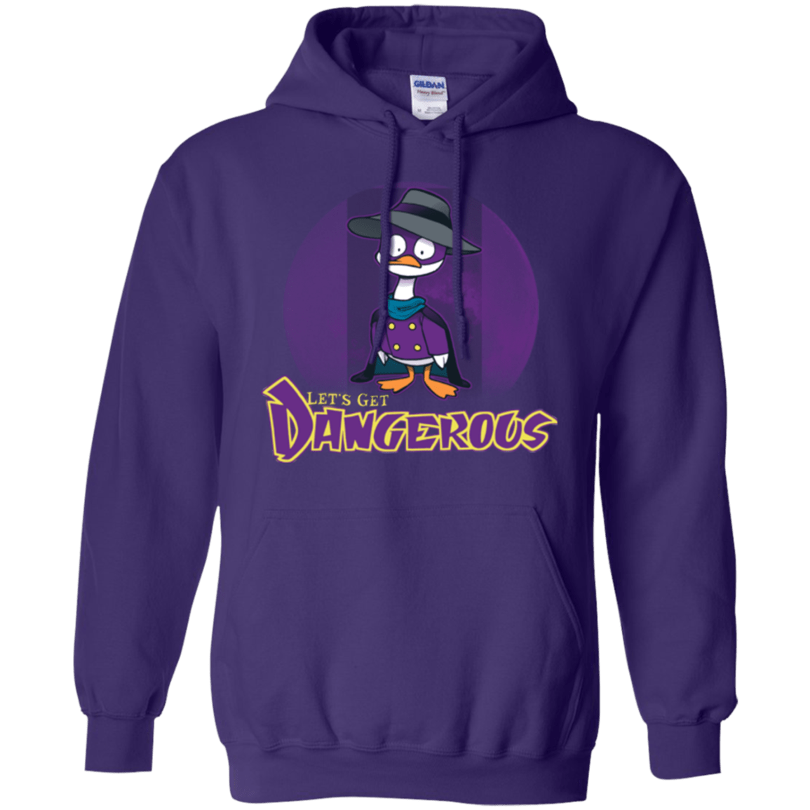 Sweatshirts Purple / Small DW Duck Pullover Hoodie