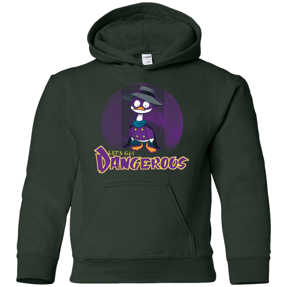 Sweatshirts Forest Green / YS DW Duck Youth Hoodie