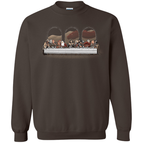 Sweatshirts Dark Chocolate / S Dwarf Dinner Crewneck Sweatshirt