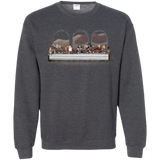 Sweatshirts Dark Heather / S Dwarf Dinner Crewneck Sweatshirt