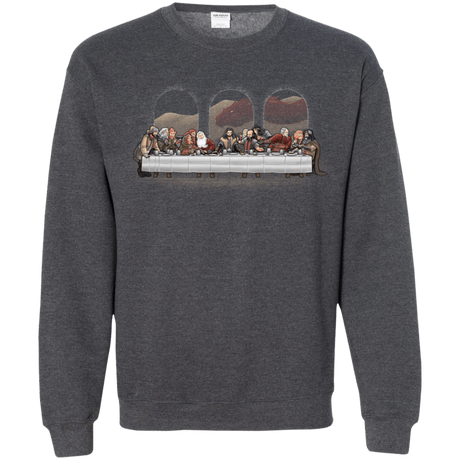 Sweatshirts Dark Heather / S Dwarf Dinner Crewneck Sweatshirt